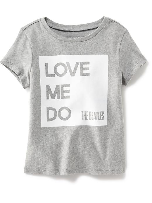View large product image 1 of 1. The Beatles "Love Me Do" Graphic Tee for Baby