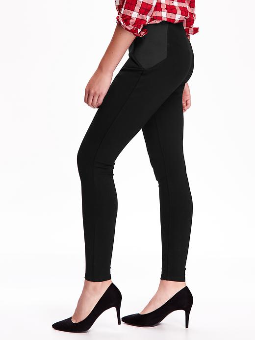 View large product image 2 of 2. Built-In Sculpt Ponte-Knit Leggings