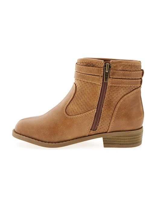 View large product image 2 of 5. Buckle-Strap Ankle Boots