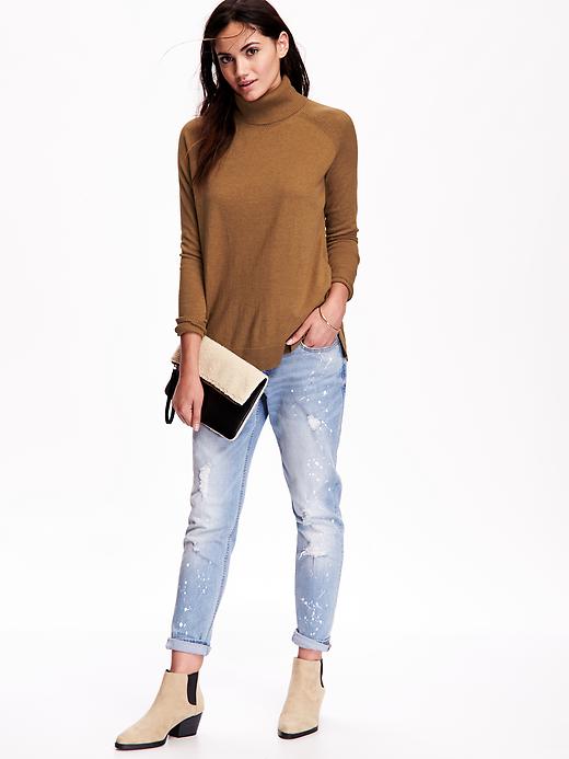 Image number 3 showing, Women's Pullover Turtleneck Sweater