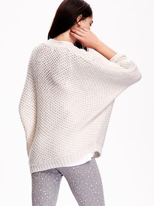 Image number 2 showing, Open-Stitch Cocoon Cardigan
