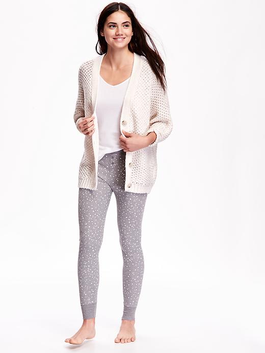 Image number 3 showing, Open-Stitch Cocoon Cardigan