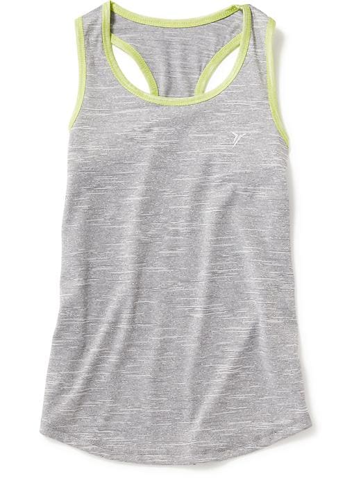 View large product image 1 of 1. Go-Dry Performance Striped Tank