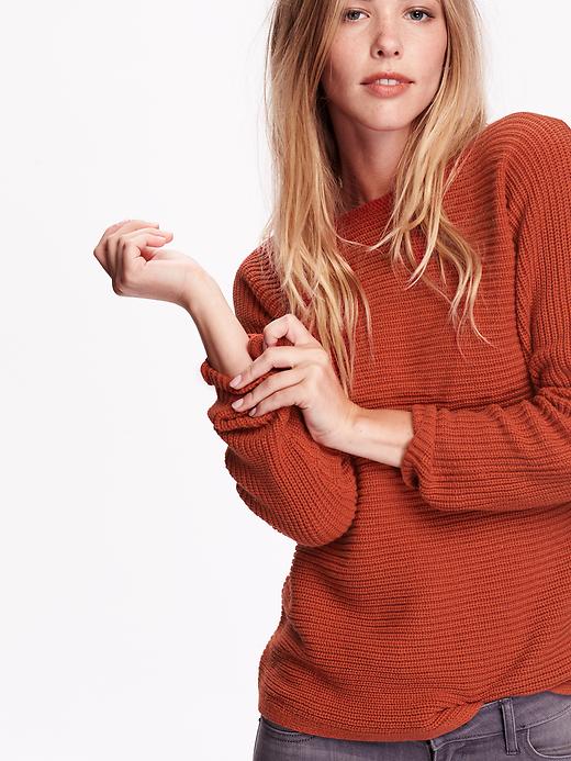 Image number 4 showing, Textured Boatneck Sweater