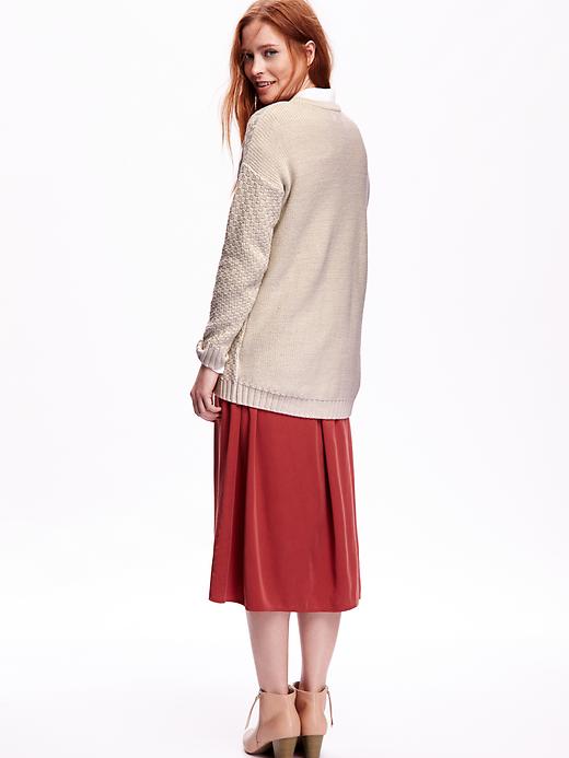 Image number 2 showing, Women's Cocoon Cable-Knit Sweater