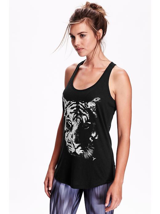 Image number 4 showing, Go-Dry Graphic Tank for Women