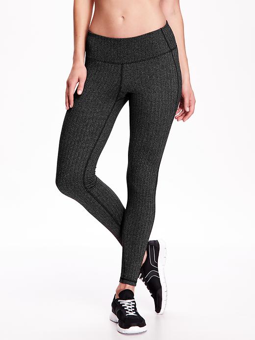 View large product image 1 of 2. Herringbone Compression Leggings for Women