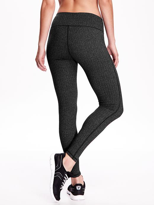 View large product image 2 of 2. Herringbone Compression Leggings for Women