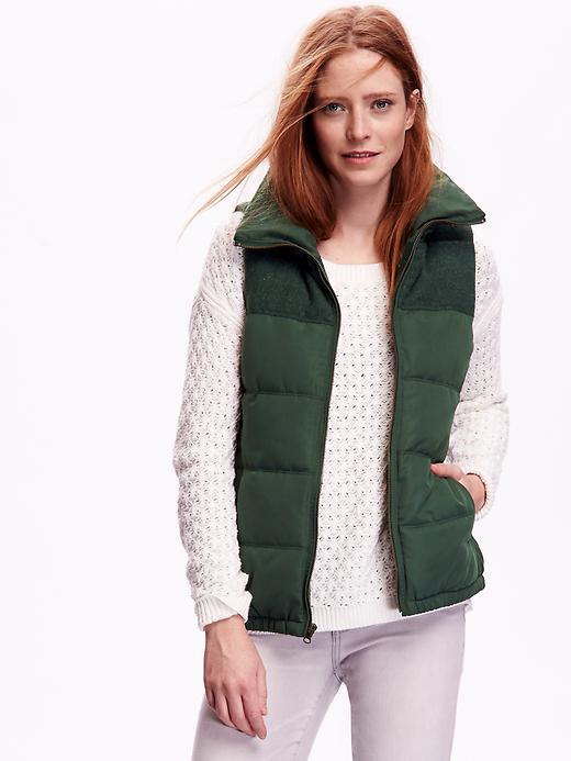 View large product image 1 of 1. Women's Mixed-Fabric Frost Free Vest