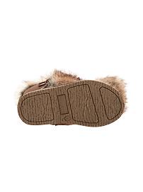 View large product image 5 of 5. Faux-Fur Pom-Pom Boots