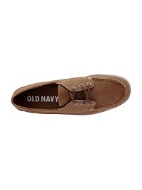 View large product image 4 of 5. Faux-Leather Boat Shoes