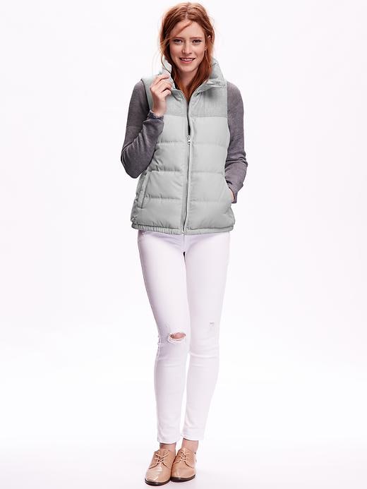 Image number 2 showing, Women's Mixed-Fabric Frost Free Vest