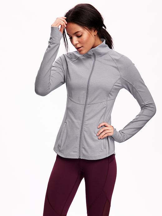 Image number 1 showing, Compression Full-Zip Jacket for Women