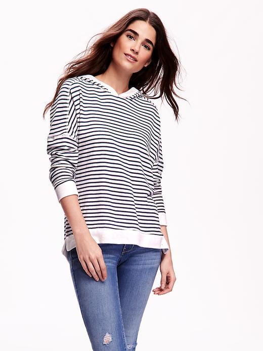 Image number 1 showing, Relaxed Drop-Shoulder Hoodie