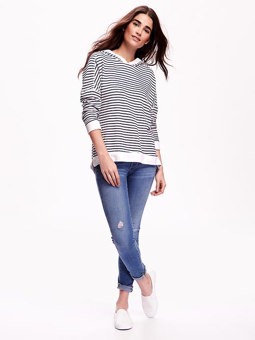 Image number 3 showing, Relaxed Drop-Shoulder Hoodie