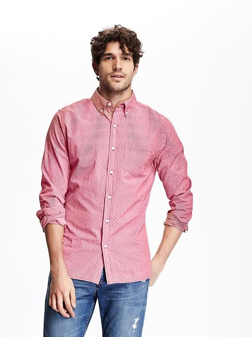 Image number 1 showing, Slim-Fit Classic Shirt for Men