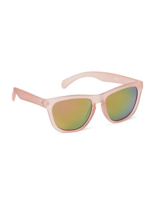 View large product image 1 of 1. Pink-Frame Sunglasses for Girls