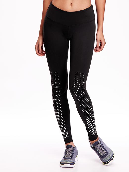 View large product image 1 of 2. Leg-Graphic Compression Leggings