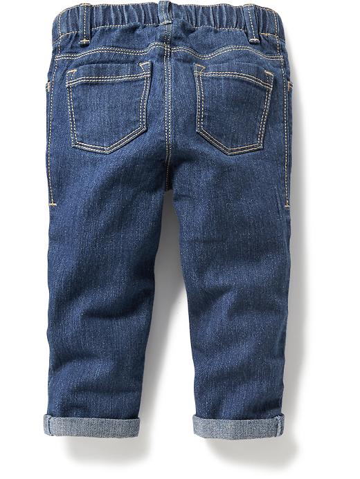 View large product image 2 of 2. Patterned Patch Boyfriend Jeans for Toddler