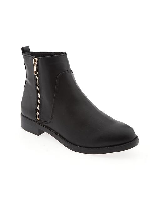 Image number 1 showing, Side-Zip Ankle Booties for Women
