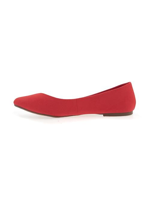 Image number 2 showing, Sueded Pointy Ballet Flats for Women
