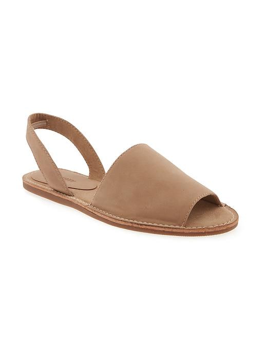 View large product image 1 of 1. Peep-Toe Slingback Sandals for Women