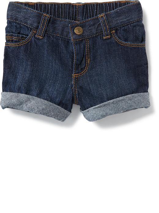View large product image 1 of 2. Cuffed Denim Shorts for Toddler