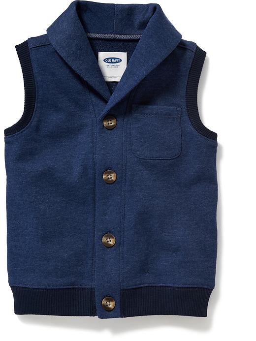 View large product image 1 of 1. Shawl-Neck Vest