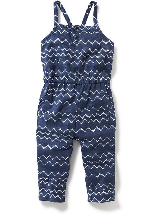 View large product image 1 of 1. Printed Capri Jumpsuit for Toddler