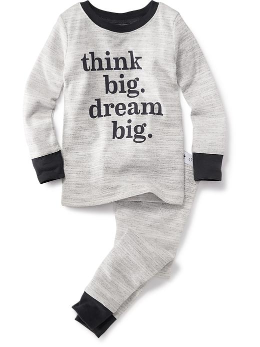 View large product image 1 of 1. "Think Big. Dream Big." Sleep Set for Baby