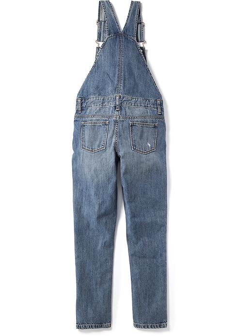 View large product image 2 of 3. Denim Overalls for Girls