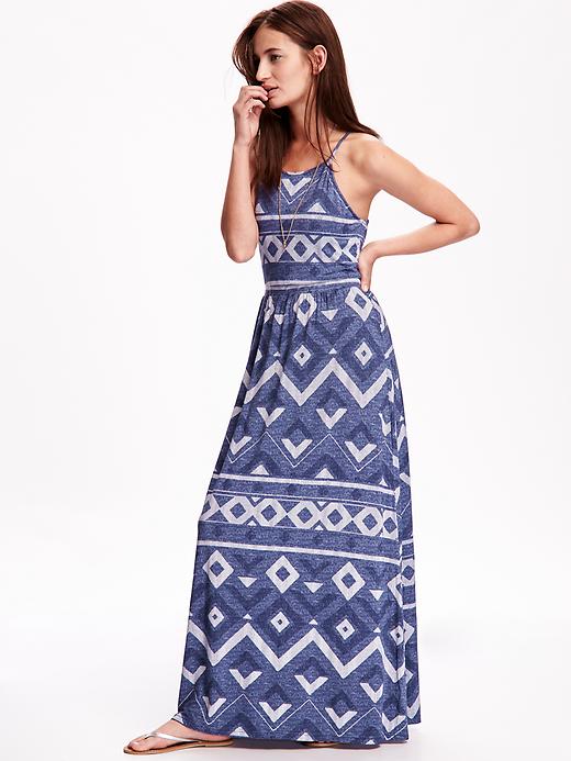 Image number 1 showing, Sleeveless Jersey Maxi Dress for Women