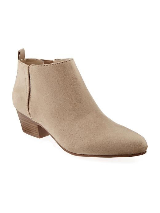 View large product image 1 of 1. Sueded Heeled Bootie for Women