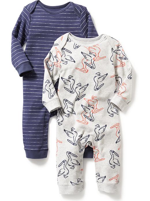 View large product image 1 of 1. Patterned One-Piece Two-Pack for Baby