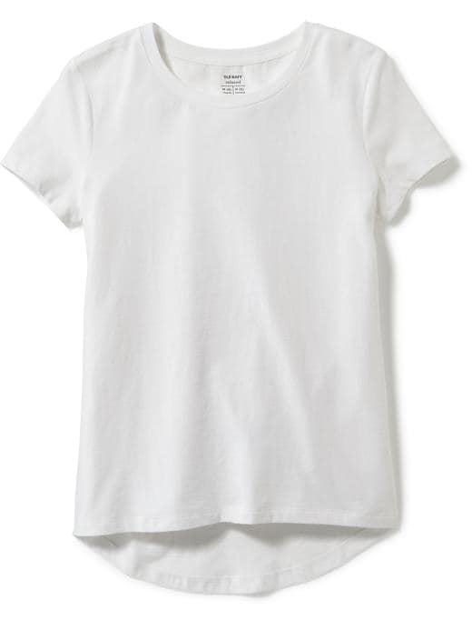 View large product image 1 of 1. Relaxed Crew-Neck Tee for Girls