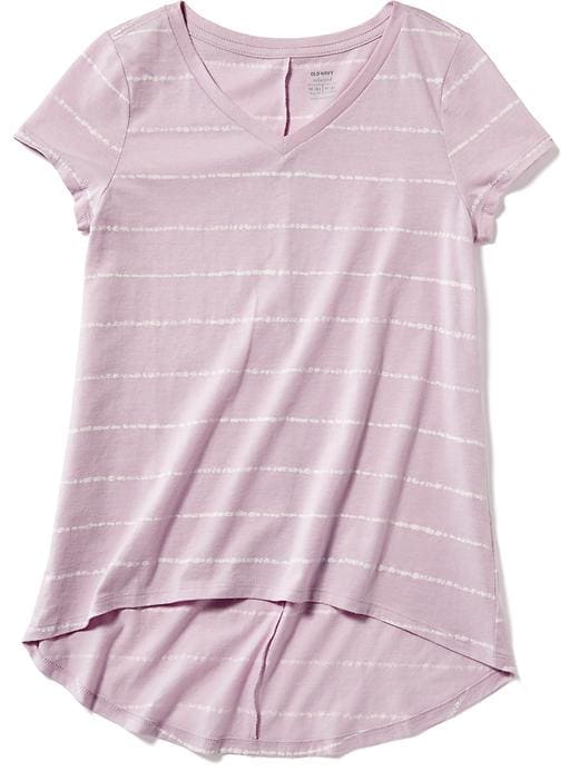 View large product image 1 of 1. Relaxed V-Neck Tee for Girls