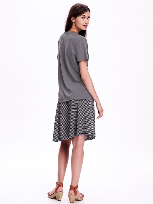 Image number 2 showing, Relaxed Crew-Neck Tee for Women