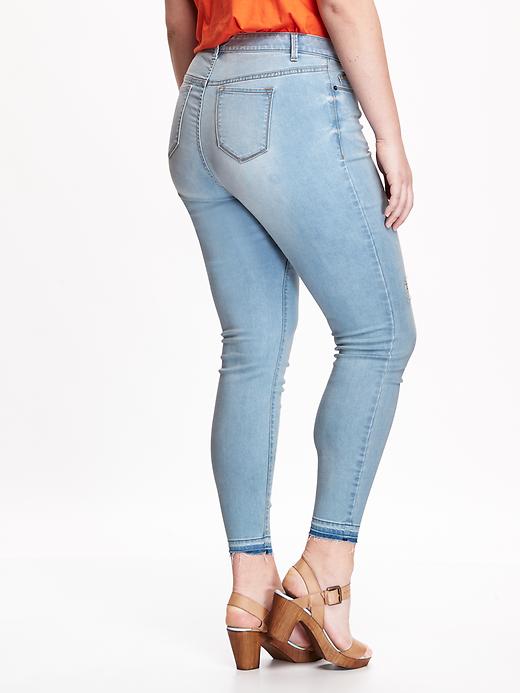 View large product image 2 of 2. Rockstar Plus-Sized High-Rise Skinny Jeans