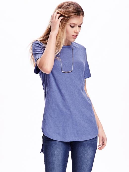 Image number 1 showing, Short-Sleeve Tunic Tee for Women