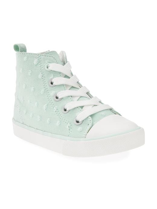 View large product image 1 of 1. Polka-Dot High-Tops For Toddler