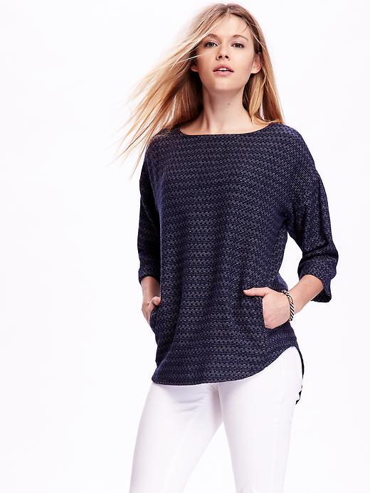 Image number 1 showing, Textured Tunic for Women