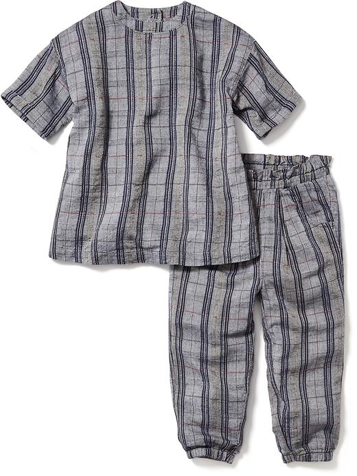 View large product image 2 of 2. Hi-Rise Cropped Pants for Toddler