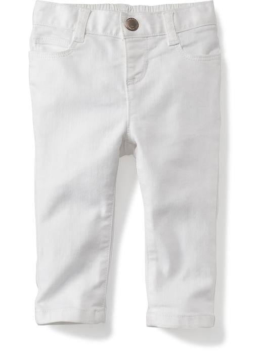 View large product image 1 of 2. White Skinny Jeans for Baby