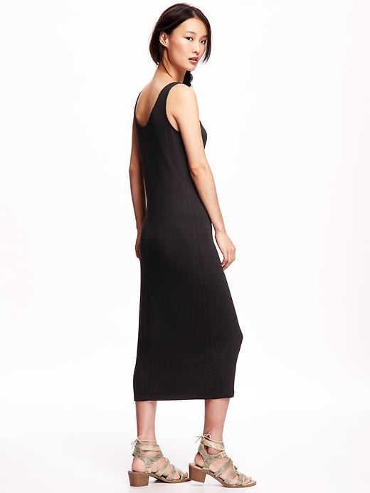 Image number 2 showing, Rib-Knit Midi Tank Dress for Women
