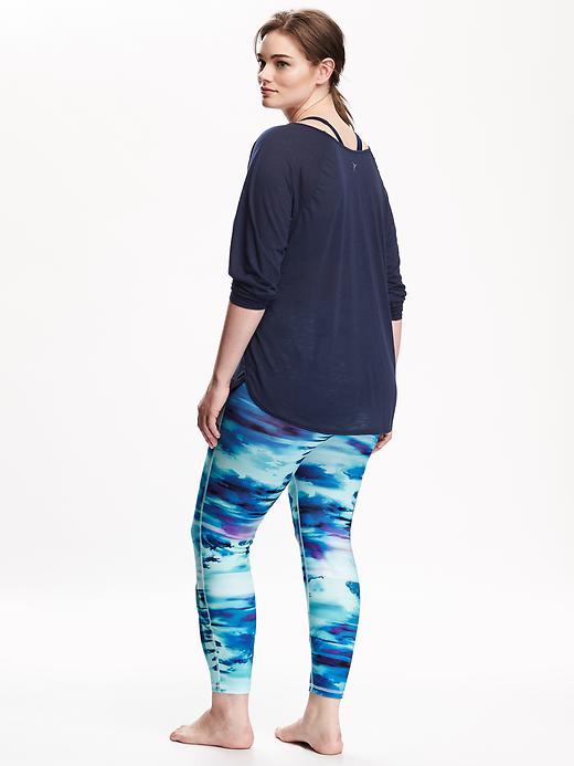 Image number 2 showing, Go-Dry Long-Sleeve Plus-Size Tee