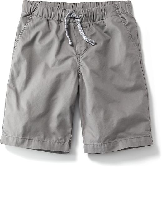 View large product image 1 of 2. Twill Jogger Shorts