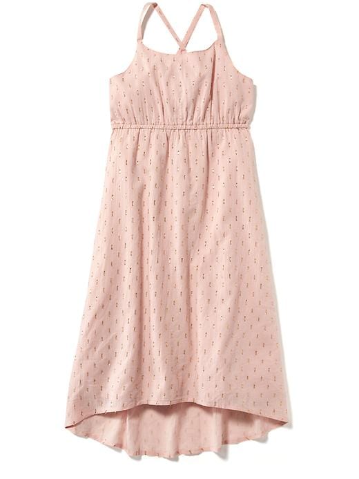 View large product image 1 of 1. Hi-Lo Metallic-Thread Cami Dress for Girls