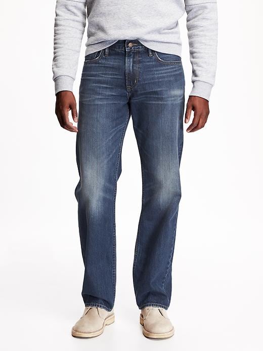 View large product image 1 of 2. Premium Loose-Fit Jeans