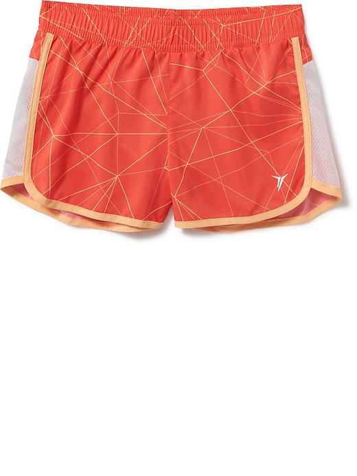 View large product image 1 of 1. Mesh-Side Running Shorts for Girls