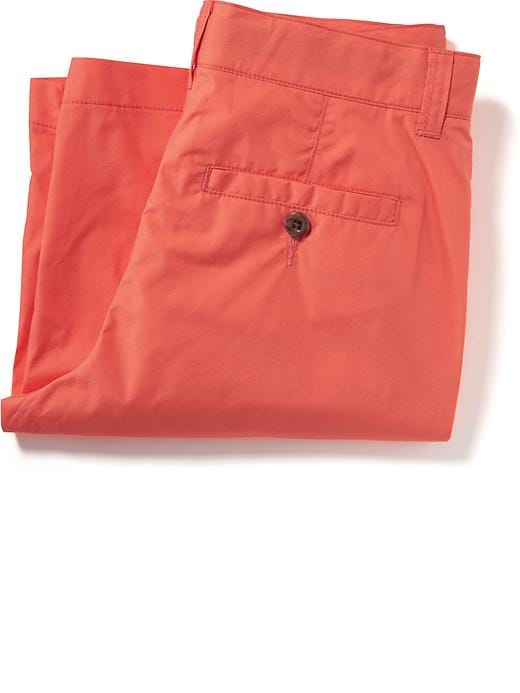 View large product image 2 of 3. Poplin Flat Front Shorts for Boys